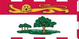 Flag of Prince Edward Island in Canada